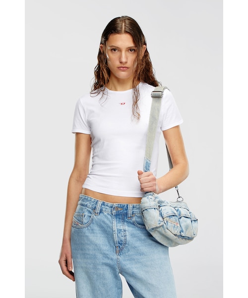 DIESEL ディーゼル レディース Tシャツ ワンポイント レディース Tシャツ ワンポイント｜ディーゼルの通販｜&mall（アンド