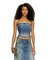 レディース ベアトップ デニム
