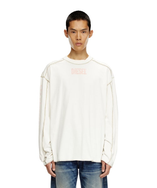 メンズ Tシャツ 長袖 プリント｜ディーゼルの通販｜&mall