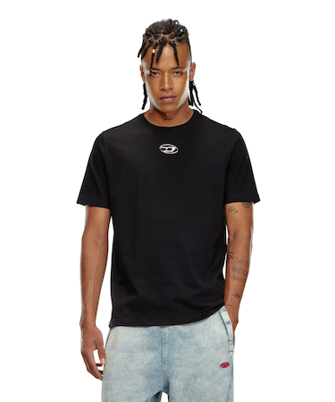 メンズ Tシャツ ロゴ オーバルD