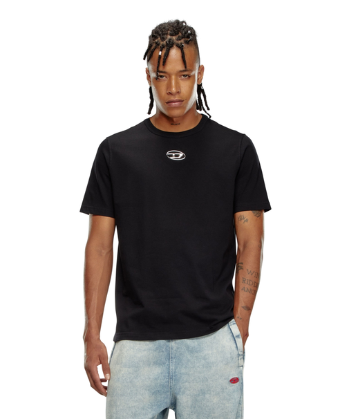 メンズ Tシャツ ロゴ オーバルD