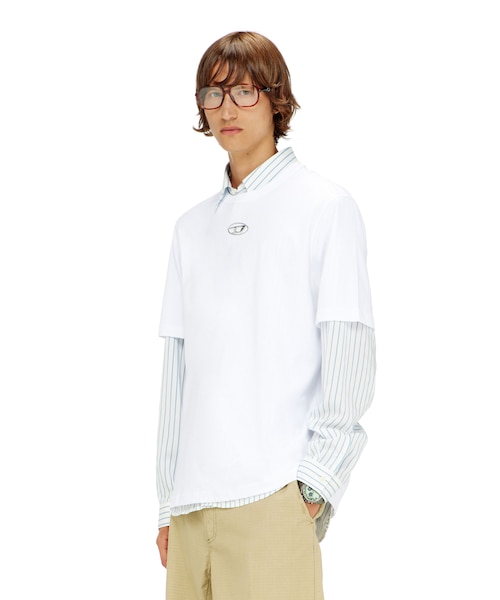 メンズ Tシャツ ロゴ オーバルD｜ディーゼルの通販｜&mall（アンド 