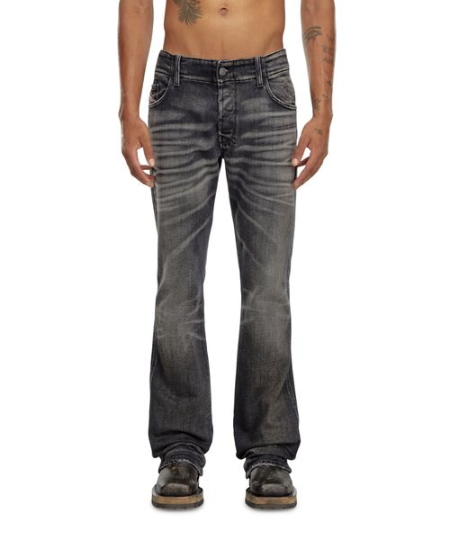 メンズ デニム スリム ブーツカット D-BACKLER-RR L.30