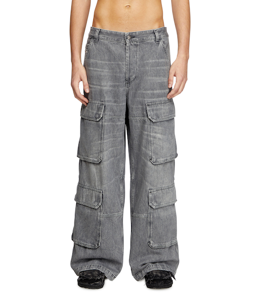 メンズ デニムパンツ ルーズフィット ストレート｜ディーゼルの通販