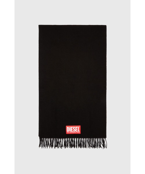 【新品】DIESEL ストール S-IMON ディーゼル マフラー　ウール混 メンズ ストール S-IMON｜ディーゼルの通販｜&mall（アンドモール
