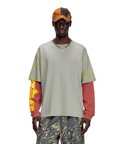 メンズ 長袖Tシャツ T-BOXT-DB-LS