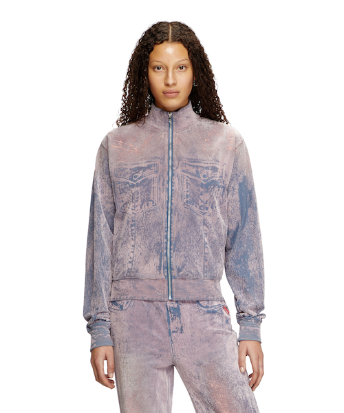 よ*り様 新作 DIESEL F-SLITLY ジャケット スウェット シャツ ウィメンズ スウェットジャケット F-SLITLY｜ディーゼルの通販｜&mall