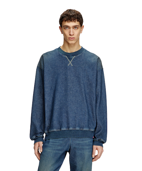 メンズ ジップアップスウェット S-WAFY-ZIP｜ディーゼルの通販｜&mall