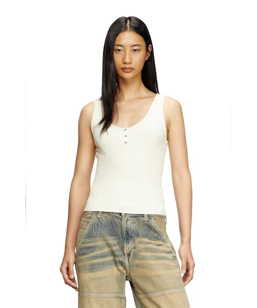 ウィメンズ ノースリーブニット M-LIANNE