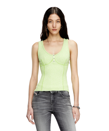 ウィメンズ ノースリーブニット M-LIANNE