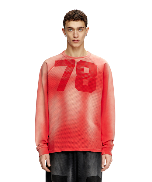 メンズ プルオーバースウェット T-ROXTER-LS-MESH|ディーゼルの通販 メンズ プルオーバースウェット T-ROXTER-LS-MESH|ディーゼルの通販