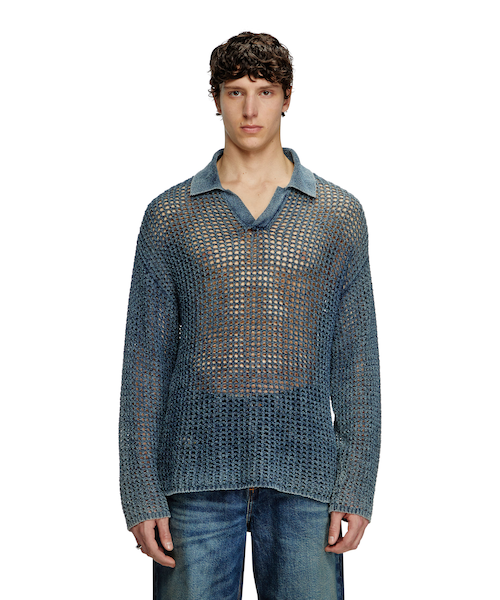 定価75,900円　Diesel 長袖ポロプルオーバー K-SQUARED メンズ 長袖ポロプルオーバー K-SQUARED｜ディーゼルの通販