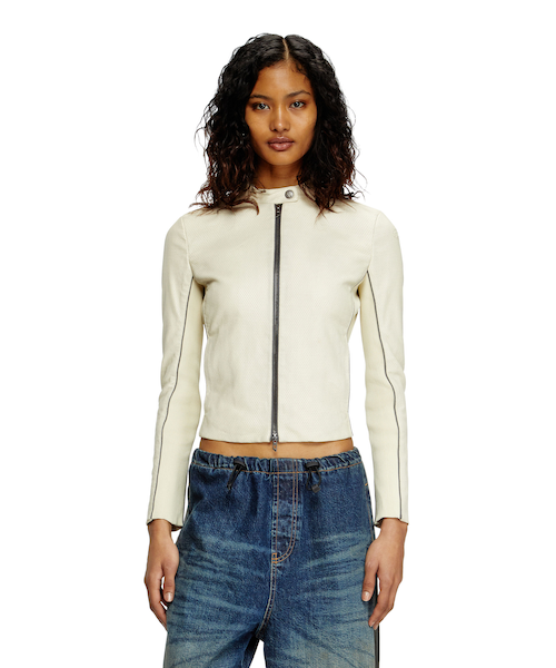 ウィメンズ レザージャケット L-IBRA｜ディーゼルの通販｜&mall