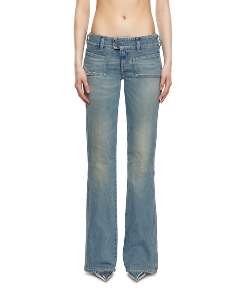 レディース デニム スリム ブーツカット D-HUSH L.30