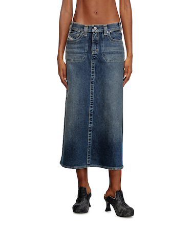 ウィメンズ デニムロングスカート DE-PAGO-MID-RE