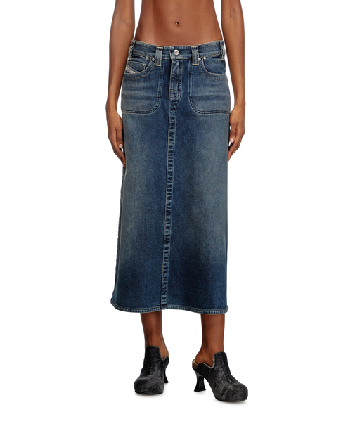 ウィメンズ デニムロングスカート DE-PAGO-MID-RE