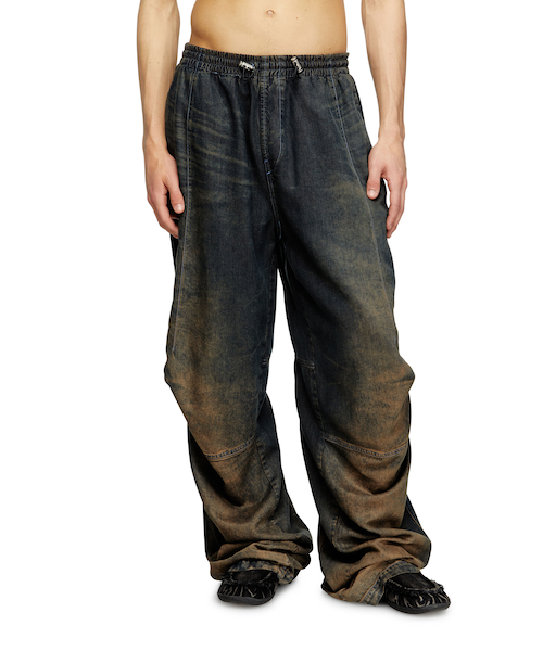 メンズ デニムパンツ ルーズフィット ストレート｜ディーゼルの通販