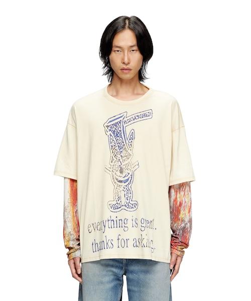 tシャツ dieselメンズ T-BOXT-DB-LS-RIB-T1 長袖Tシャツ DIESEL 長袖 通販・人気 | メンズTシャツ・カットソー トップス