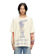 メンズ 長袖Tシャツ T-BOXT-DB-LS-RIB-T1