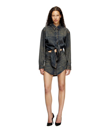 ウィメンズ デニムシャツドレス DE-SUSAN-S