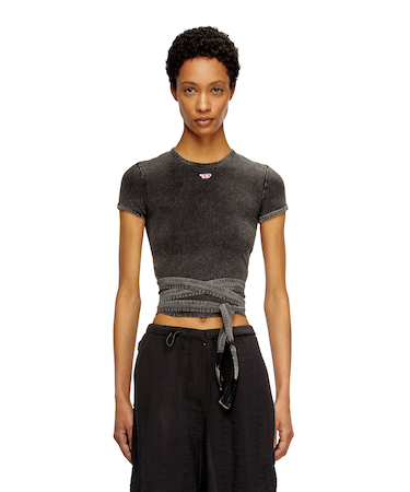 ウィメンズ 半袖トップ T-BUNNY-TAIL-R1