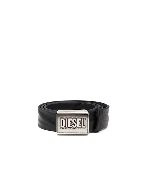 メンズ レザーベルト DIESEL LOGO B-METAL BISCOTTO｜ディーゼルの通販