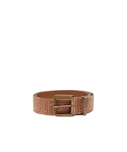 メンズ レザーベルト DIESEL LOGO B-BISCOTTO OUTLINE