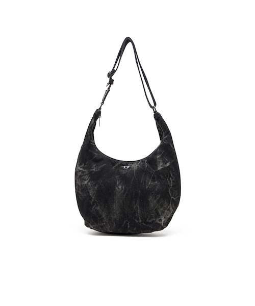 DIESEL　ディーゼル　Rave Hobo X　ホーボーバッグ　デニム　黒 Amazon | [Diesel] [ディーゼル] メンズ ホーボーバッグ RAVE