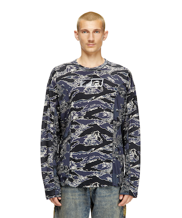 メンズ 長袖Tシャツ T-BOXT-LS-CURT