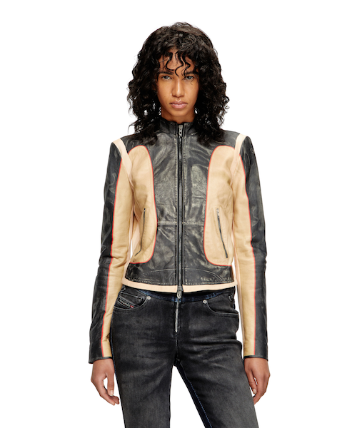 ウィメンズ レザージャケット L-OONIE｜ディーゼルの通販｜&mall