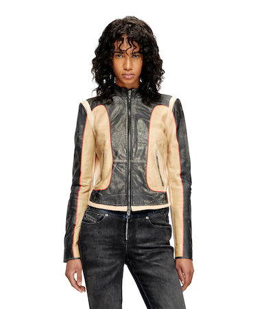 ウィメンズ レザージャケット L-OONIE