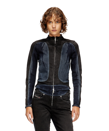 ウィメンズ デニムブルゾン DE-MORNY-S