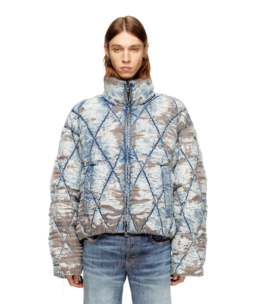 メンズ パファージャケット W-KONS｜ディーゼルの通販｜&mall（アンド