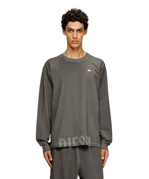 DIESEL メンズ 長袖Tシャツ T-NORM-LS-T7 メンズ 長袖Tシャツ T-NORM-LS-T7｜ディーゼルの通販｜&mall（アンド