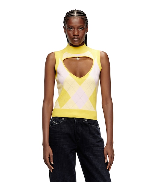 ウィメンズ スリーブレスニット M-ROMKO-SL