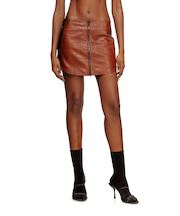 ウィメンズ レザーミニスカート L-OLLIPOP