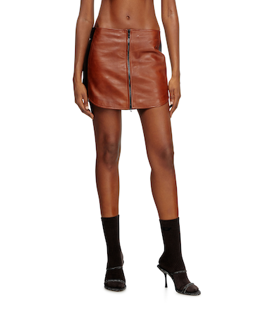 ウィメンズ レザーミニスカート L-OLLIPOP