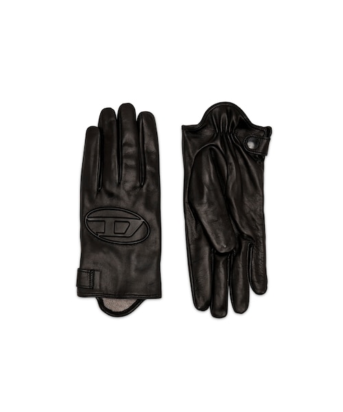DIESEL 未使用美品グレン期ロゴ付きシープレザーグローブ DIESEL 未使用美品グレン期ロゴ付きシープレザーグローブ ディーゼル