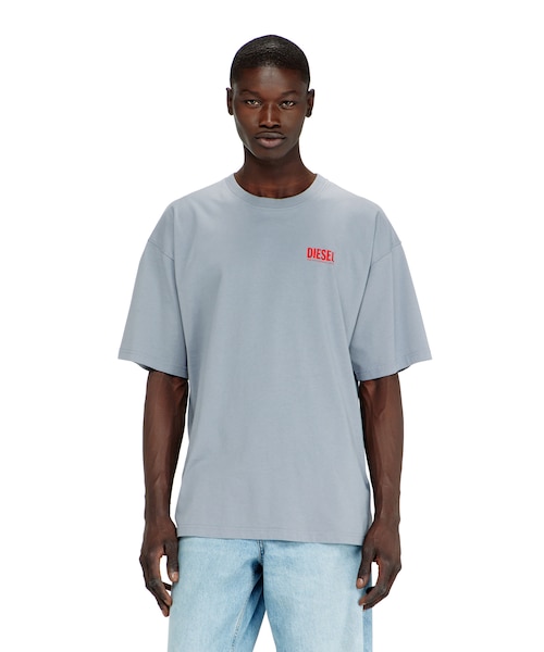 洗練されたデザイン　DIESEL T-BOXT-BISK A20036 3XL Mens Logo T Shirt in Black Cotton | Diesel® US