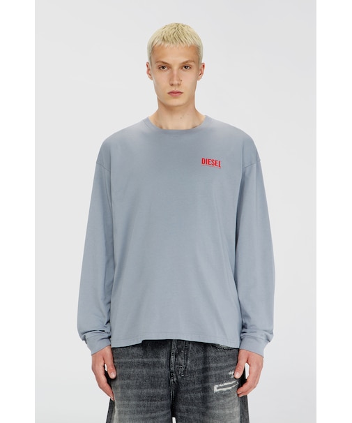 メンズ 長袖Tシャツ T-BOXT-LS-BISK