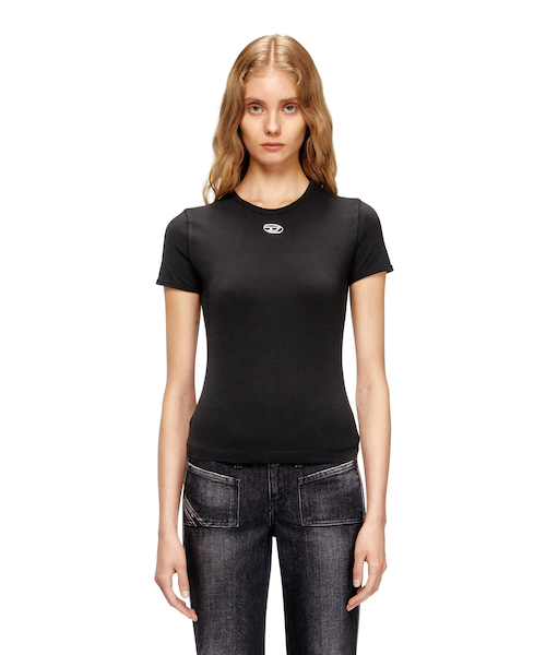 ウィメンズ 半袖トップ T-UNCUTIESLONG-OD｜ディーゼルの通販｜&mall