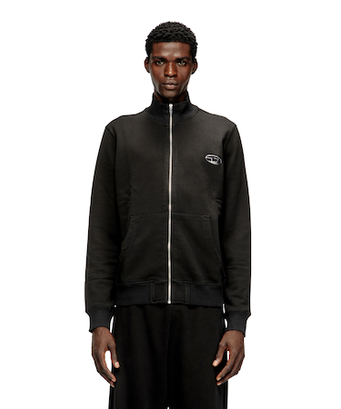 メンズ ジップアップスウェット S-GINN-ZIP-IOD