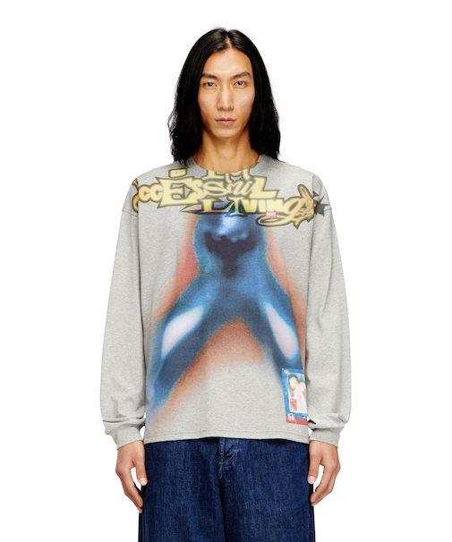 メンズ 長袖Tシャツ T-BOXT-LS-V1