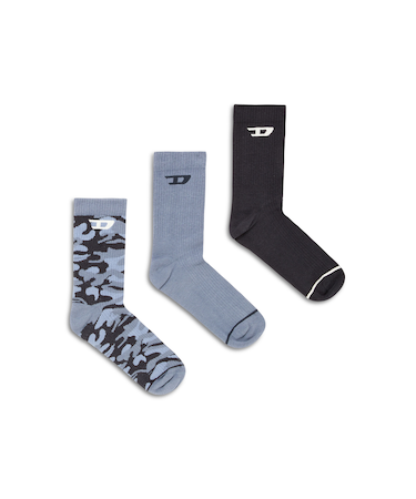 メンズ ソックス 3足パック SKM-D-TENNIS-CREW-17.5