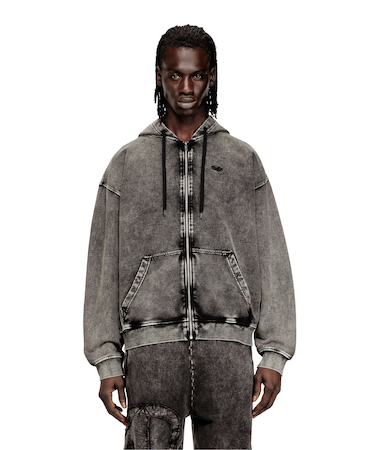 メンズ ジップアップパーカー S-BOXT-HOOD-ZIP-DEN