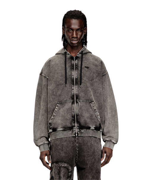 メンズ ジップアップパーカー S-BOXT-HOOD-ZIP-DEN