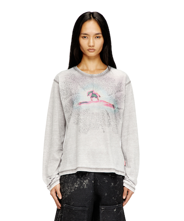 ウィメンズ 長袖Tシャツ T-NORMY-LS