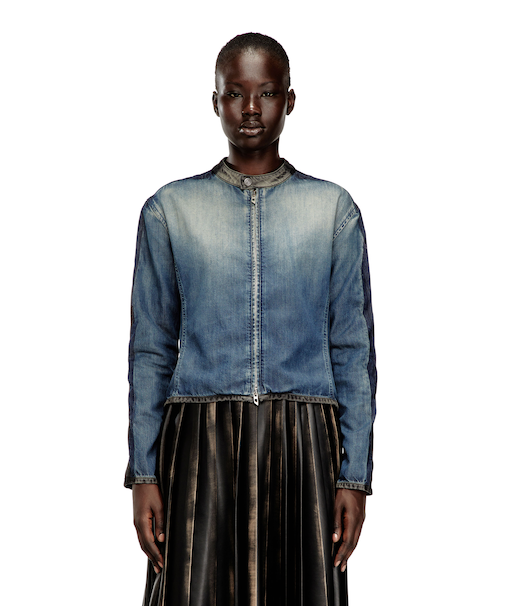 ウィメンズ デニムジャケット DE-KAKI-S