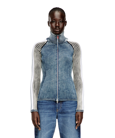 ウィメンズ ジップアップニット M-ESTRELLA