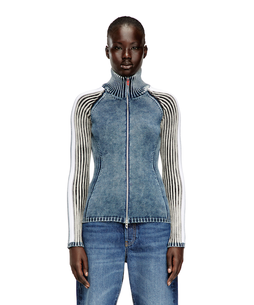 ウィメンズ ジップアップニット M-ESTRELLA